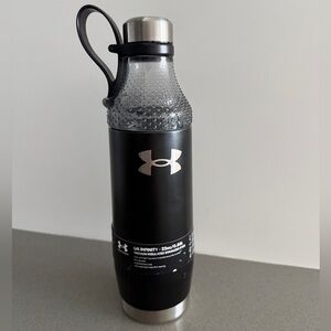 Under Armour Infinity 22 oz Black and Silver Insulated Water Bottle